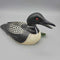 Signed wooden Carved Loon (DEB)