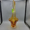 Amber Art glass Vase (DEB)