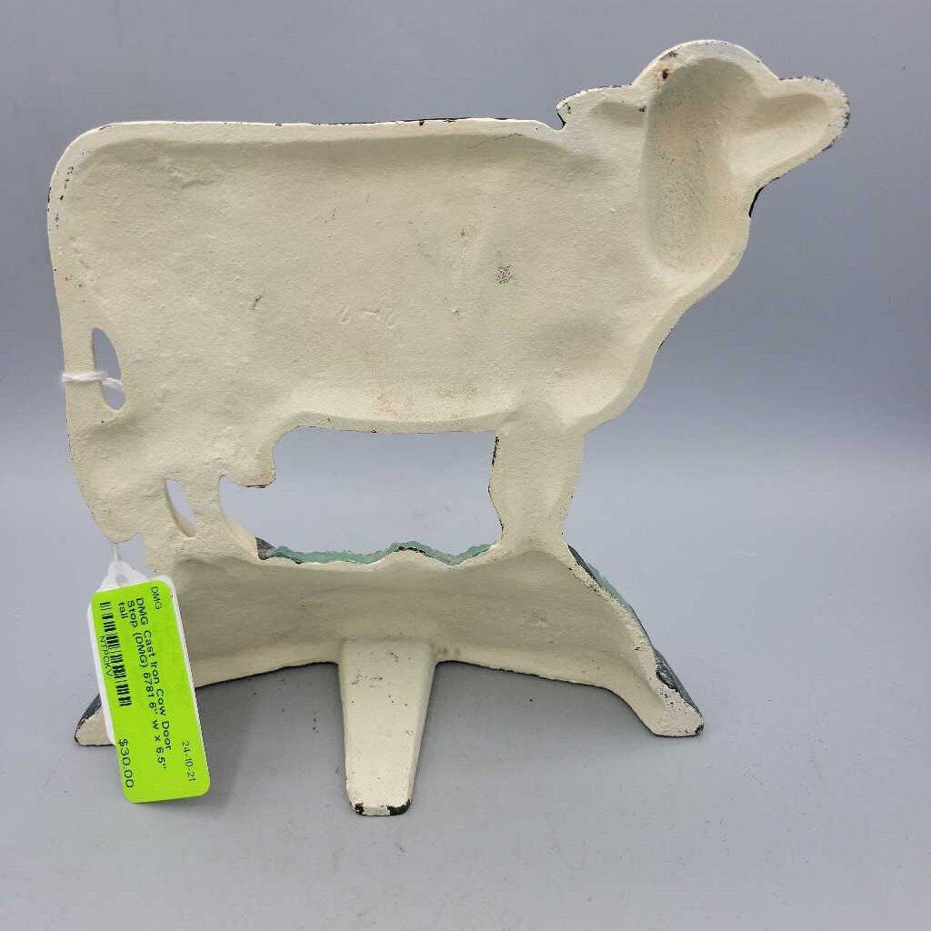 Cast Iron Cow Door Stop (DMG) 6781