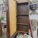 Vintage Oak Shelf Case cabinet (YVO) (410)