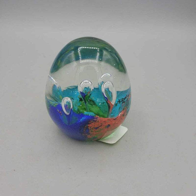 Glass 5 Bubble Paperweight (JAS)