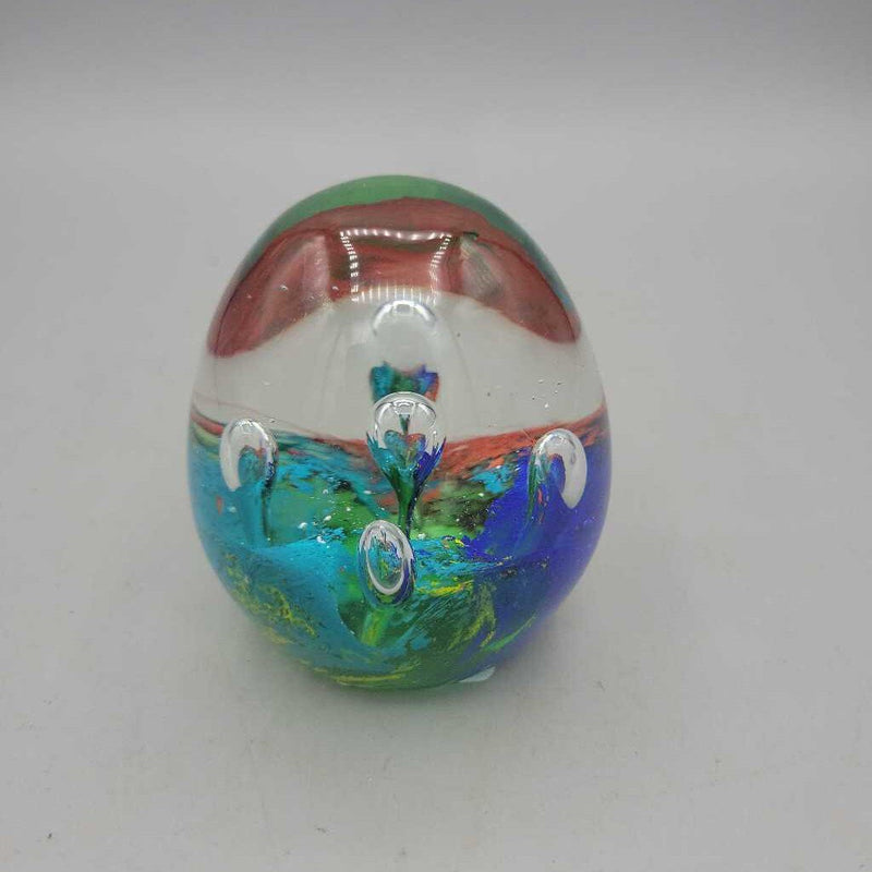 Glass 5 Bubble Paperweight (JAS)