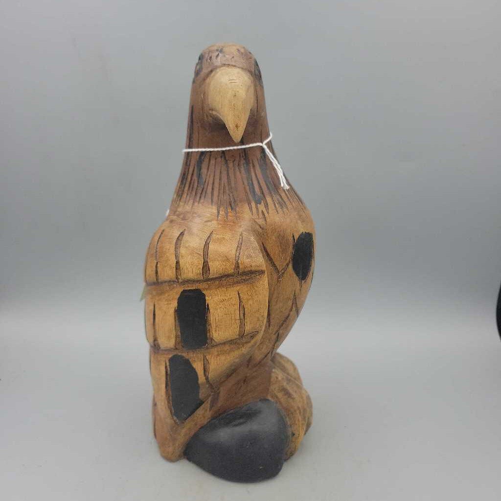 Hand Carved Wooden Eagle (BS)