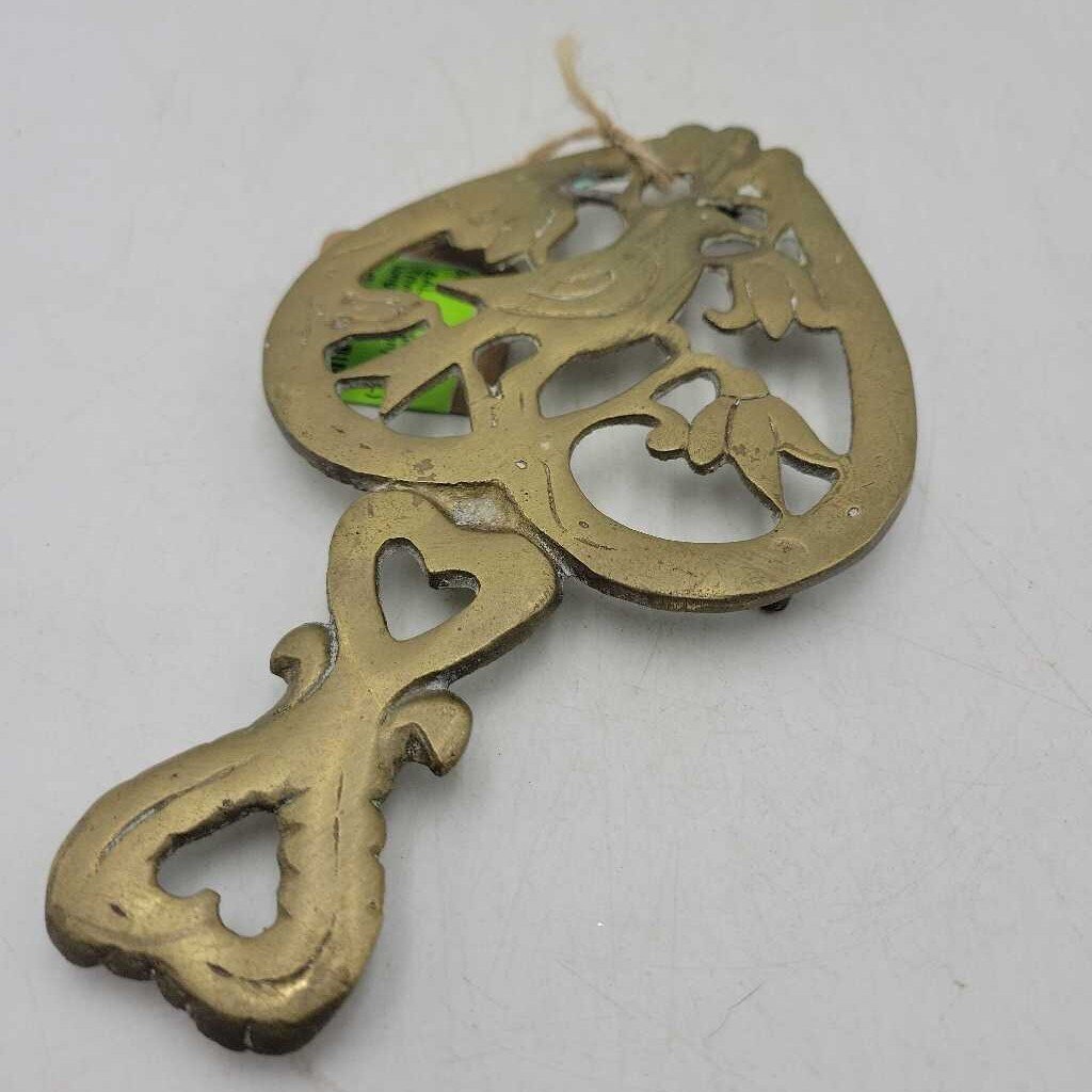 Vintage Brass Bird Trivet (Japan) (SAL)