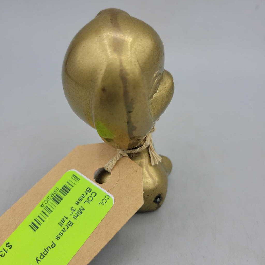 Mini Brass Puppy (0144)