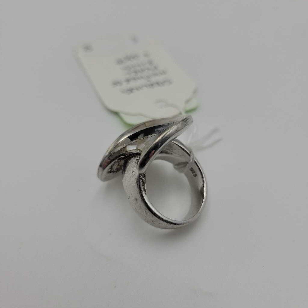 Sterling MOP Twist Ring - #10783 (VT)