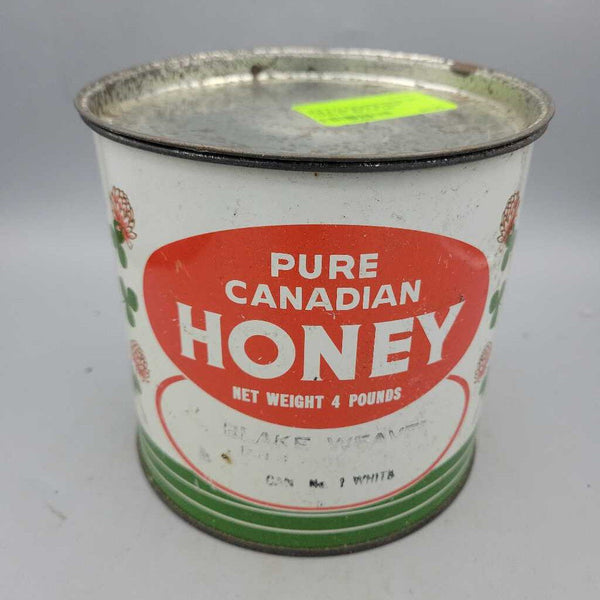 Pure Canadian Honey Tin Pail 4 Lbs Blake Weaver (JAS)