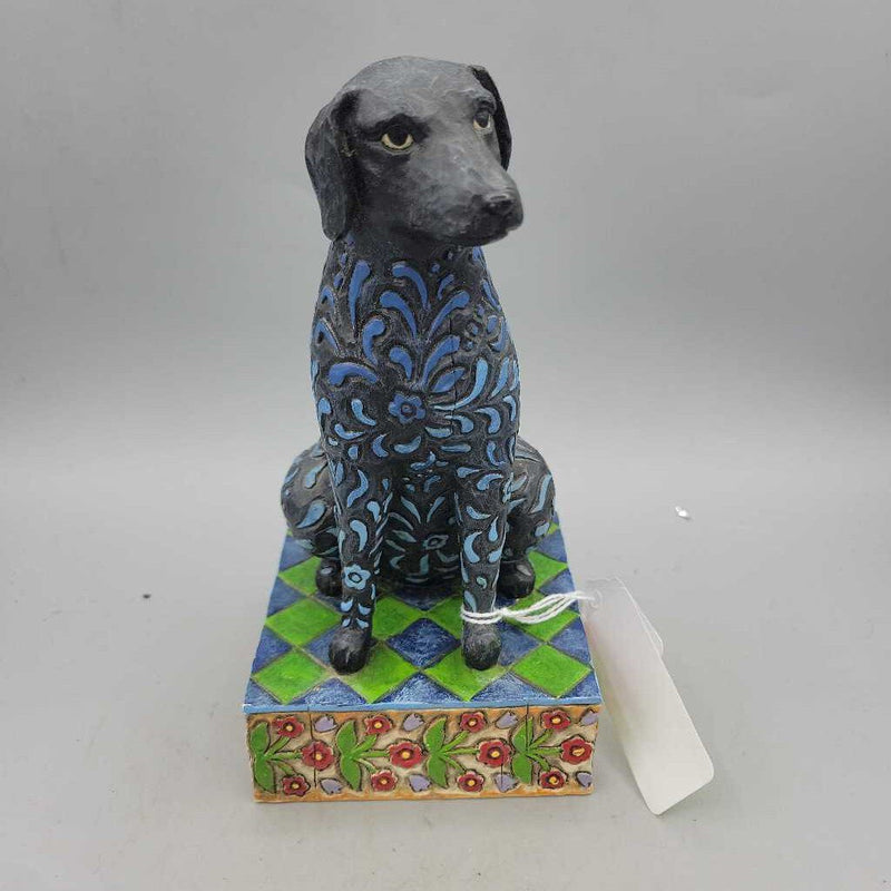 Jim Shore "Licorice" Dog Figurine (RHA)