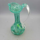 Small Art Glass Vase Pitcher (DEB)