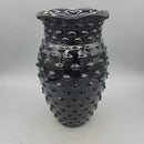 Vintage L E Smith Amethyst Hobnail Vase (RHA)