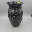 Vintage L E Smith Amethyst Hobnail Vase (RHA)