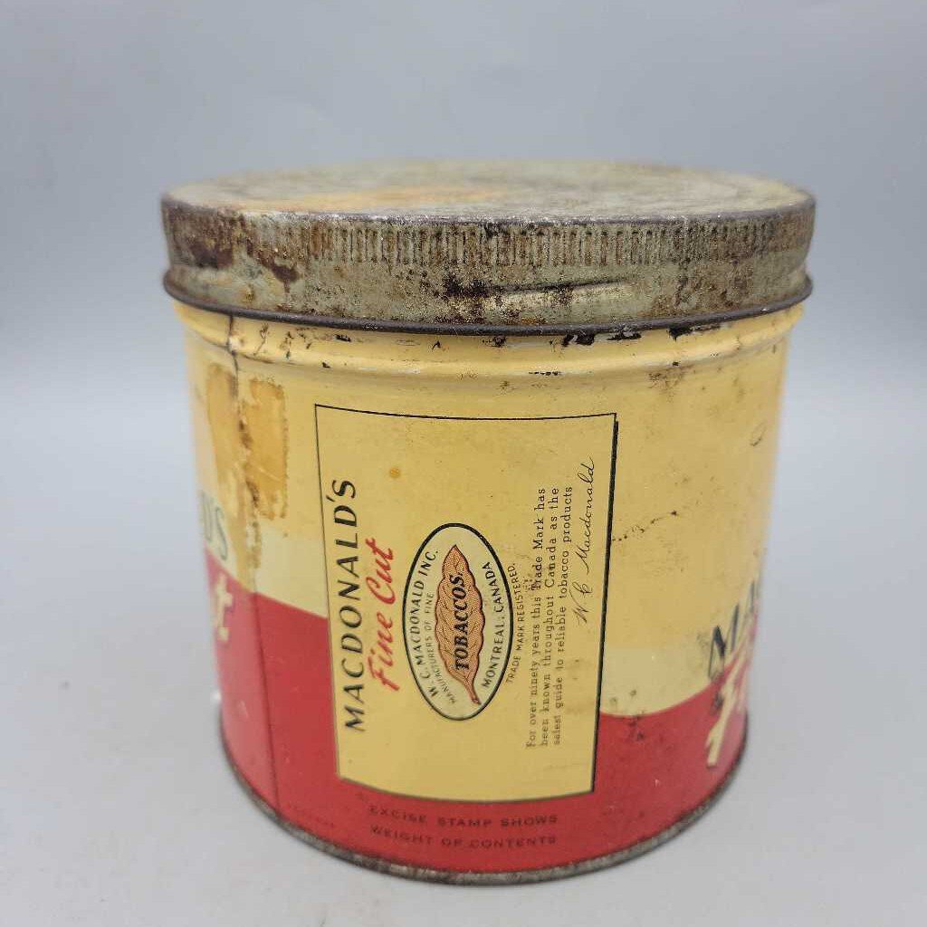 Macdonald's Fine Cut Tobacco Tin (YVO) 411