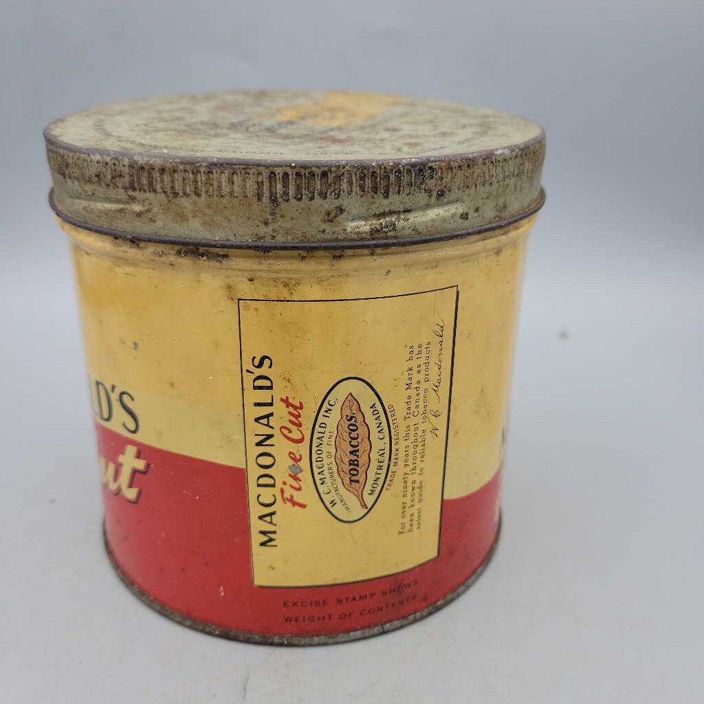 Macdonald's Fine Cut Tobacco Tin (YVO) 411