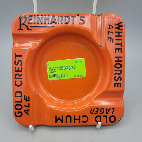 Reinhardt's Porcelain Ashtray (JL)