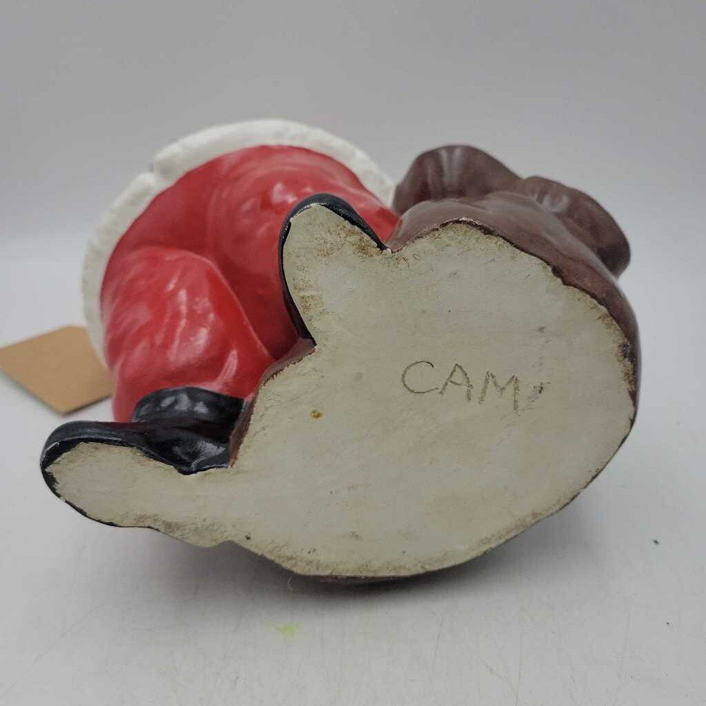 Vintage Waving Santa w Sack (0228)