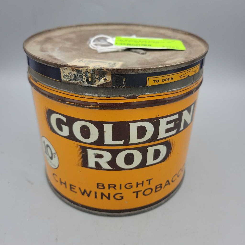 Golden Rod Tobacco Tin (JEF)