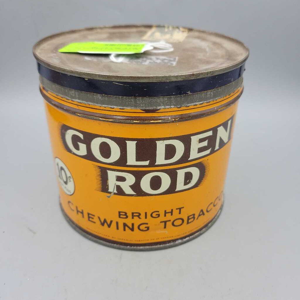 Golden Rod Tobacco Tin (JEF)