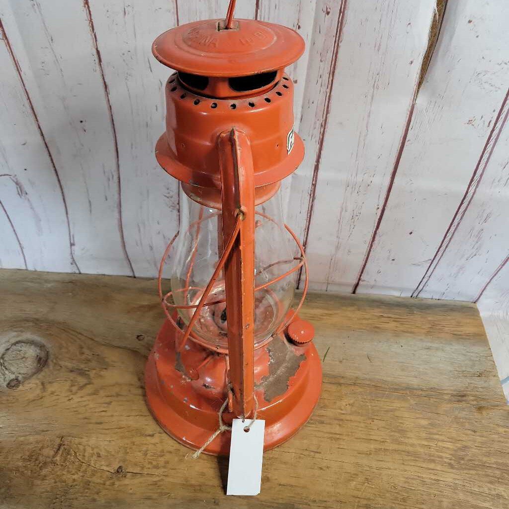 Vintage red oil lantern