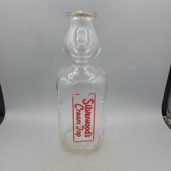 Silverwood's Cream Top milk bottle (JAS)