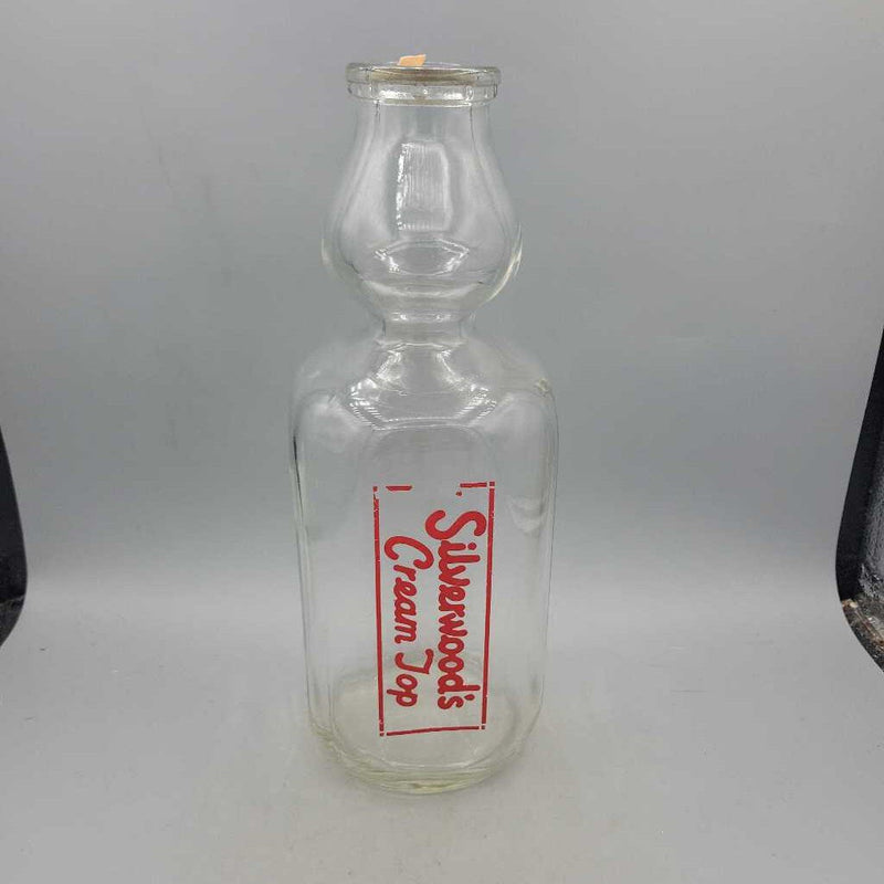 Silverwood's Cream Top milk bottle (JAS)