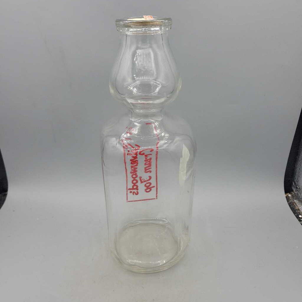 Silverwood's Cream Top milk bottle (JAS)