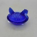 Mini Cobalt Blue Hen on Nest (YVO) (411)