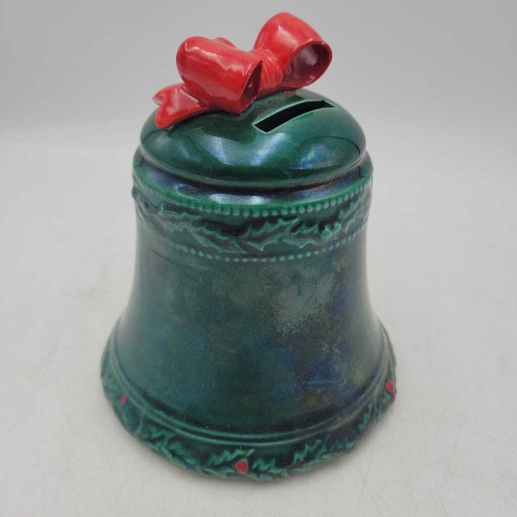 Green Christmas Bell Bank (0318) (MCOL)