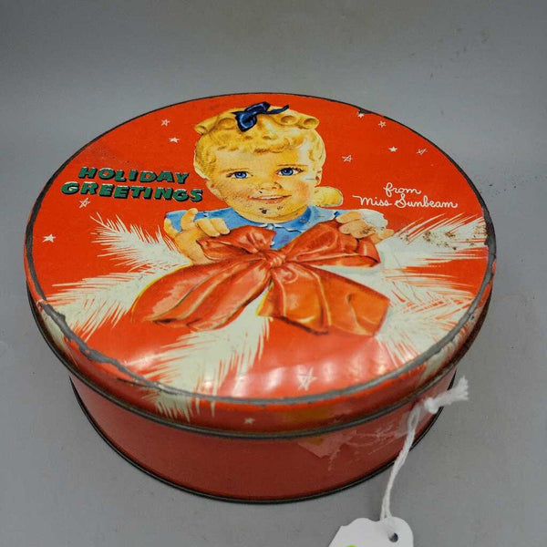 Vintage Sunbeam Holiday Tin (LOR)