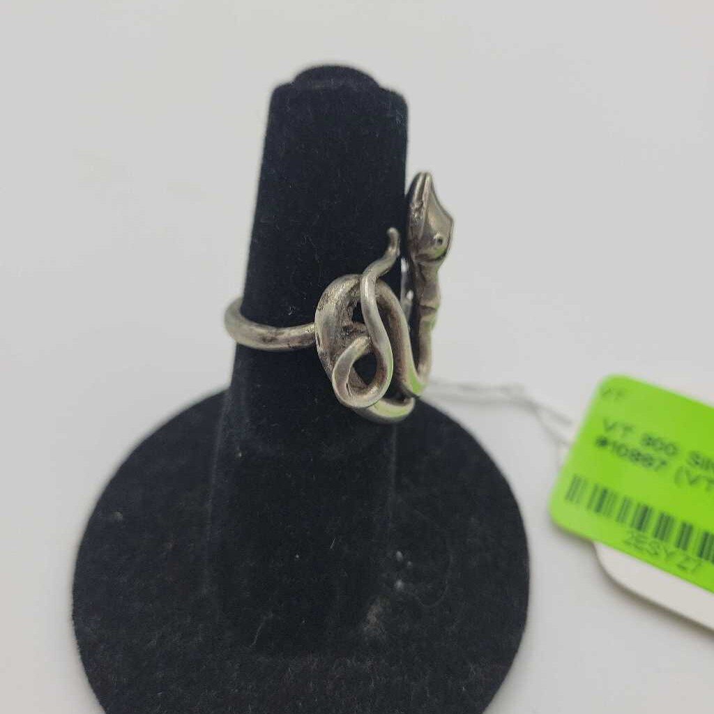 800 Silver Snake Ring - #10867 (VT)