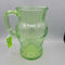 Green Dep. Uranium Glass Pitcher (NS)