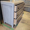 HB 1 Waterfall 3 drawer dresser. Custom paint and stain finish. Original hardware