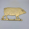 brass Piggy Wall Hanger (JAS)