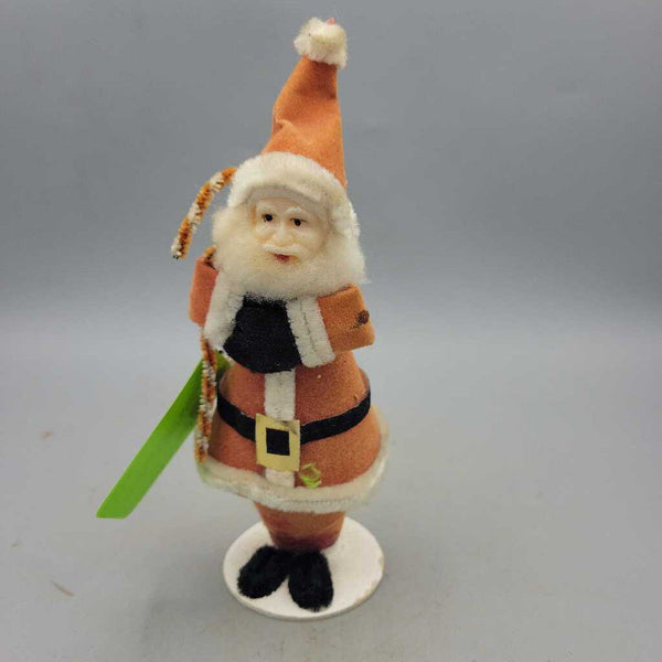 Vintage Santa Claus figurine Felt (JH49)