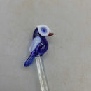 Glass Owl Swizzle stick (JAS)