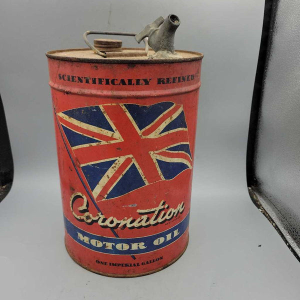 1 Gallon CORONATION MOTOR OIL Can