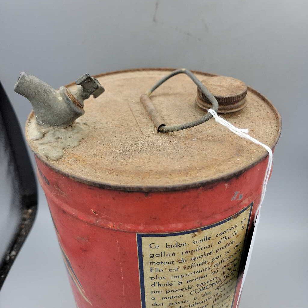 1 Gallon CORONATION MOTOR OIL Can