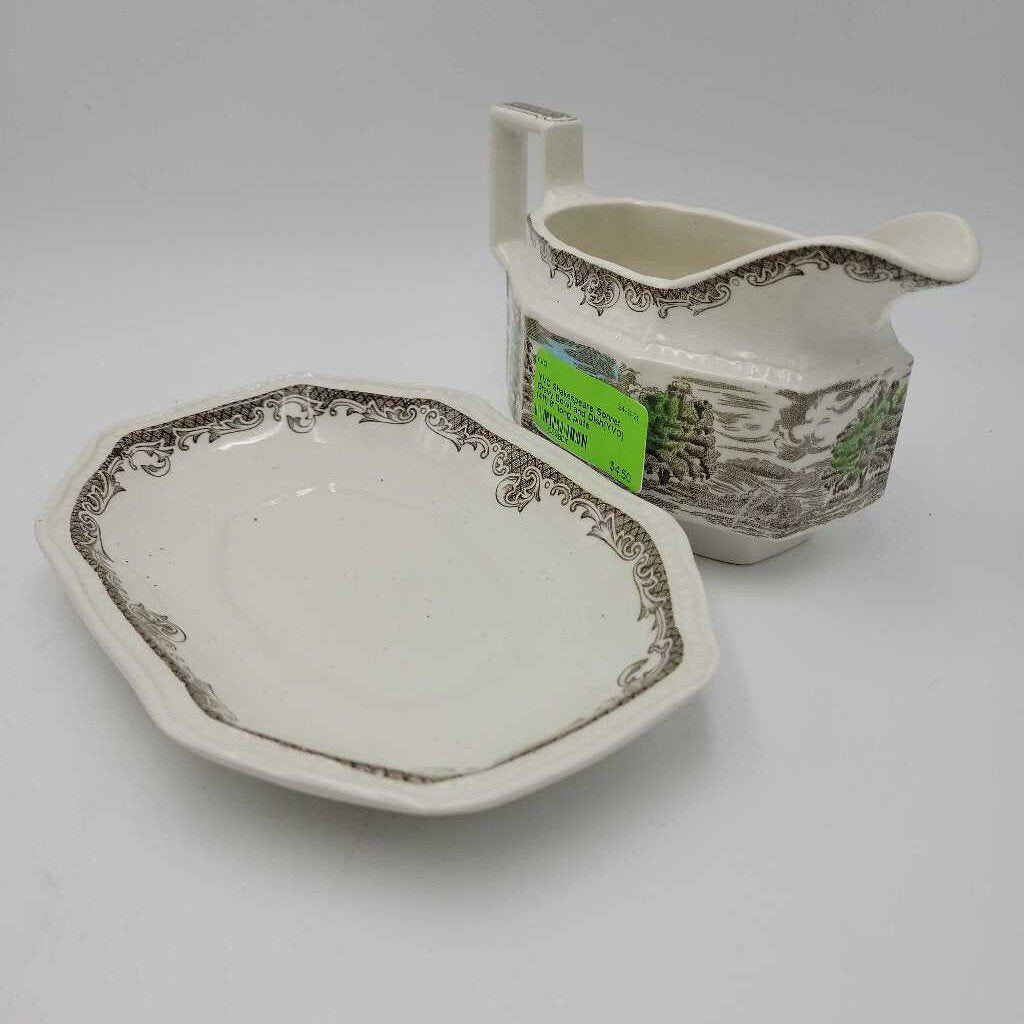 Shakespeare Sonnet Gravy Bowl and Dish(YVO) (411)