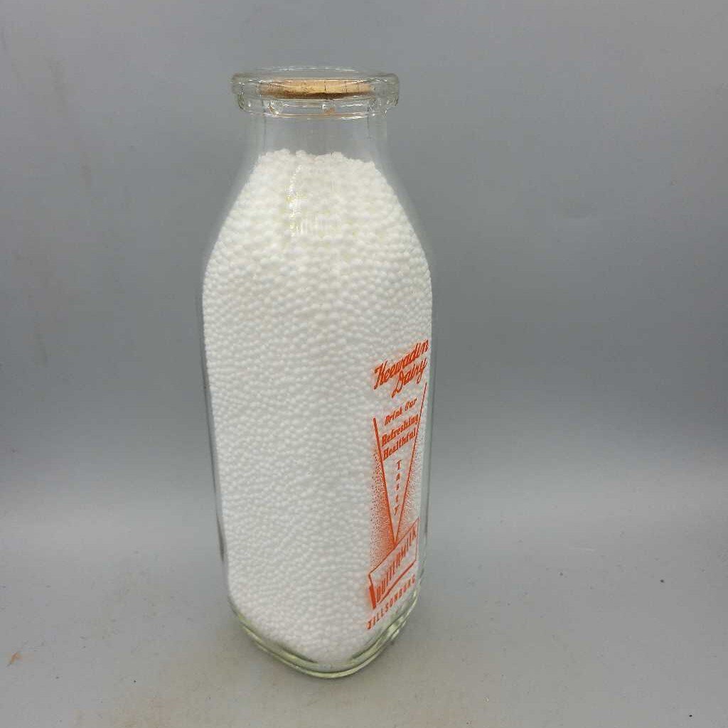 Keewadin Dairy Pint Milk Bottle (JAS)