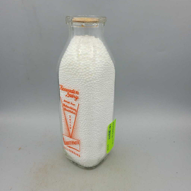 Keewadin Dairy Pint Milk Bottle (JAS)