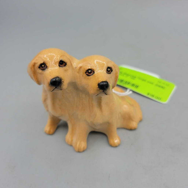 Beswick Dogs pair Labrador puppies (DEB)