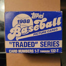 1988 Topps Baseball card set Traded (JAS)