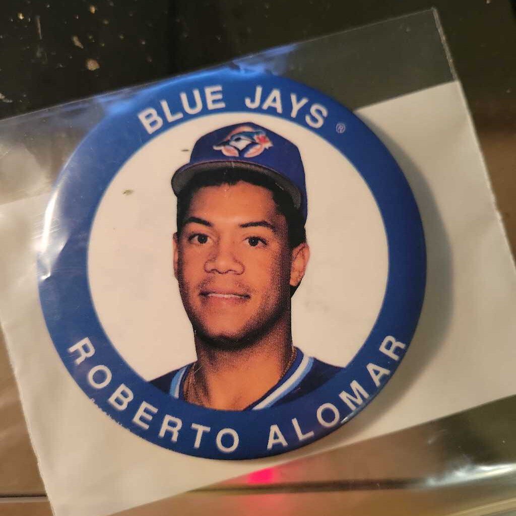 Roberto Alomar Button Blue Jays (JAS)