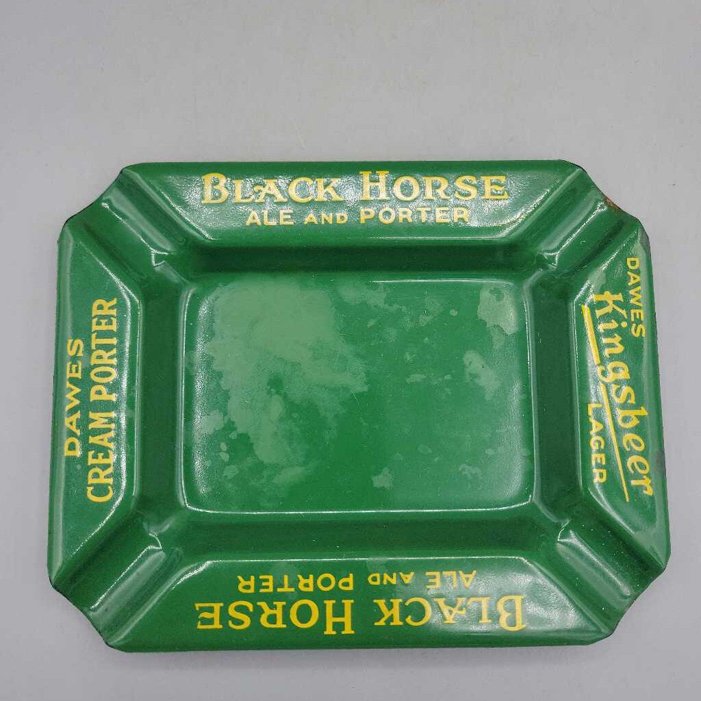 Black Horse Porcelain Beer advertising ashtray (Jef)