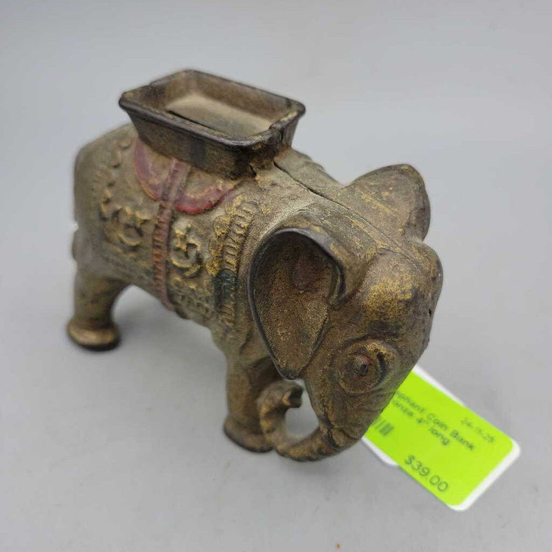 Cast Elephant Coin Bank (DEB)