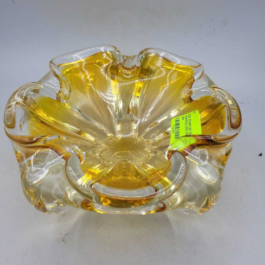 Chalet Art Glass Bowl Ashtray (DS) 3407