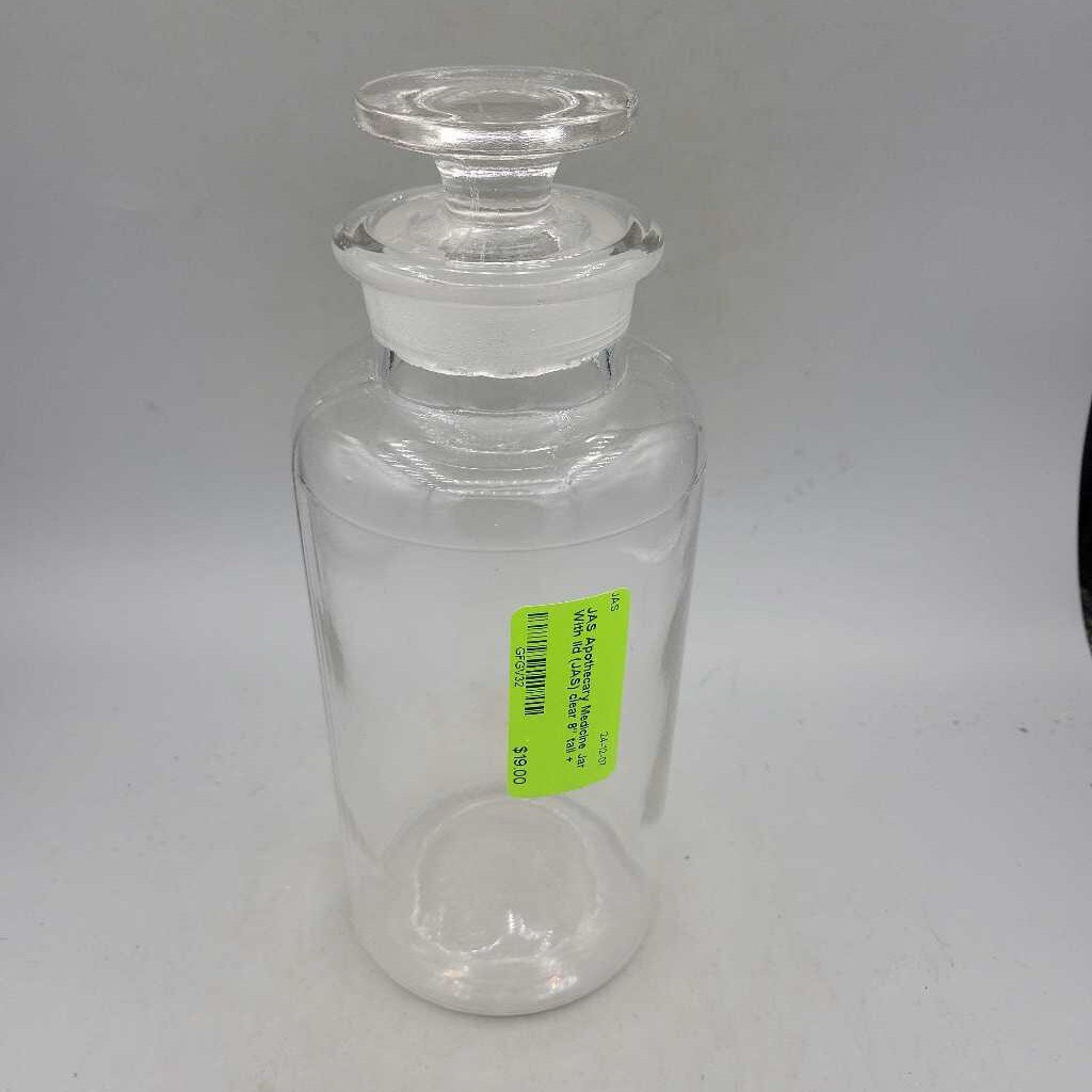 Apothecary Medicine Jar With lid (JAS)