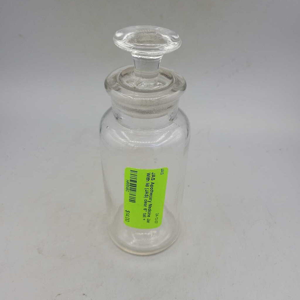 Apothecary Medicine Jar With lid (JAS)