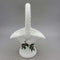 Westmoreland Milk Glass Basket Christmas Holly (RHA)