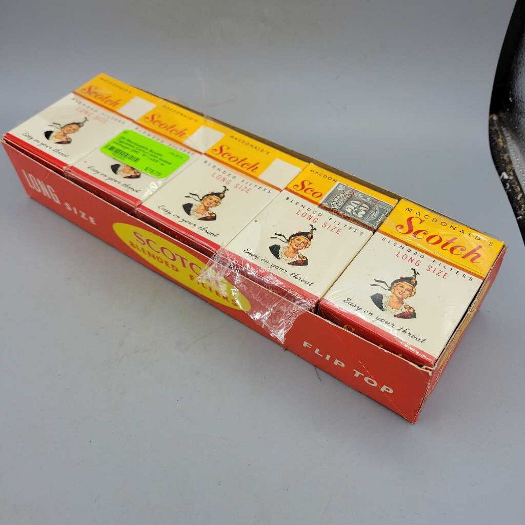 Macdonald's Scotch Cigarettes Carton with sealed packages (DR)