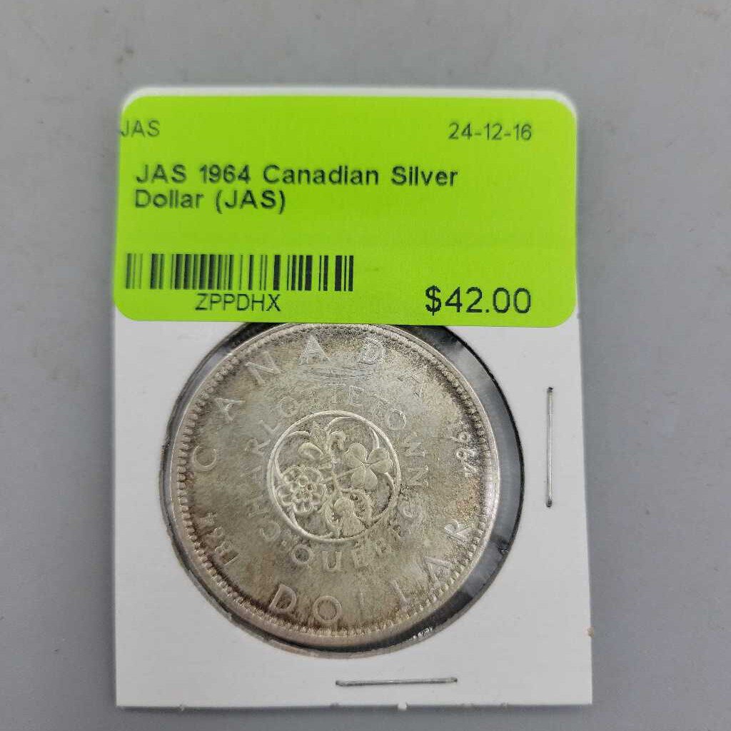 1964 Canadian Silver Dollar (JAS)